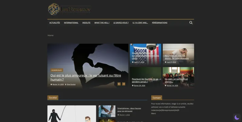 Audit sécurité et SEO Librexpression - Charente